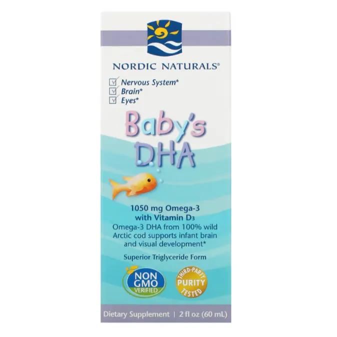 Омега 3 (ДГК) с витамином D3 для детей Nordic Naturals 1050 мг 60 мл