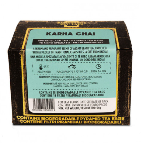 Чёрный чай в пакетиках Babingtons Karha Chai 18 шт