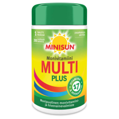 Мультивитамины Minisun Multi Plus в таблетках 200 шт.