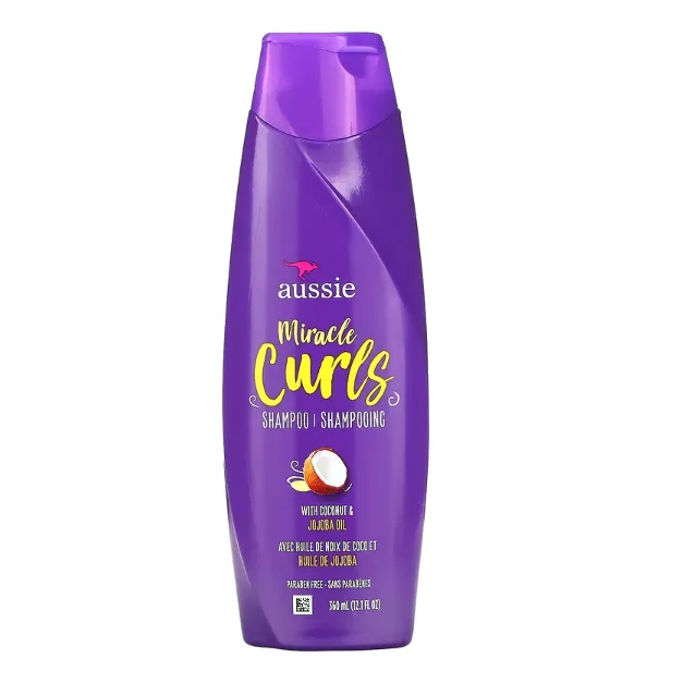 Шампунь для сухих и вьющихся волос Aussie Miracle Curls с маслами кокоса и австралийским жожоба 360 мл