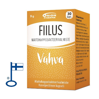 Молочно-кислые бактерии Fiilus Vahva в капсулах 30 шт.