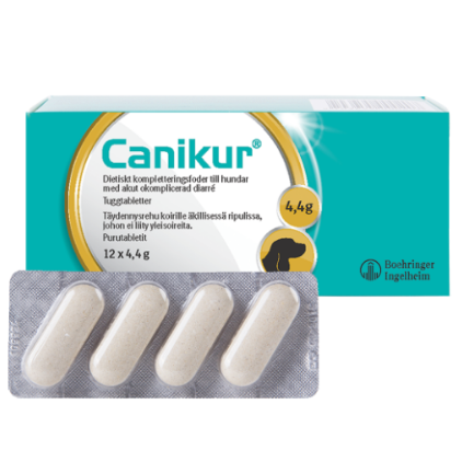 Средство от диареи для собак Canikur 12 таблеток