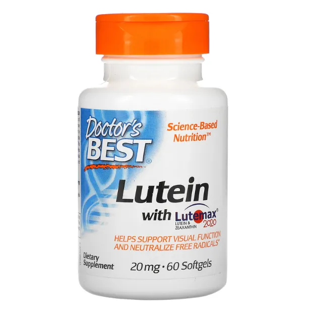 Лютеин 2020 с Lutemax Doctor's Best 20 мг в таблетках 60 шт.