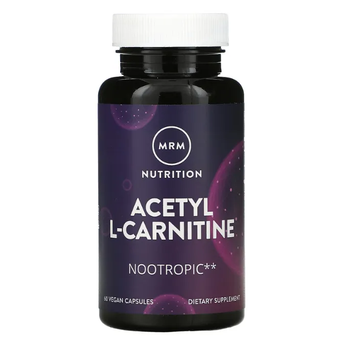 Ацетил-L-карнитин MRM Nutrition для контроля веса в капсулах 60 шт.
