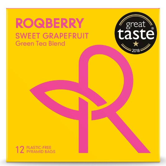 Зелёный чай в пакетиках Roqberry Sweet Grapefruit 12 шт