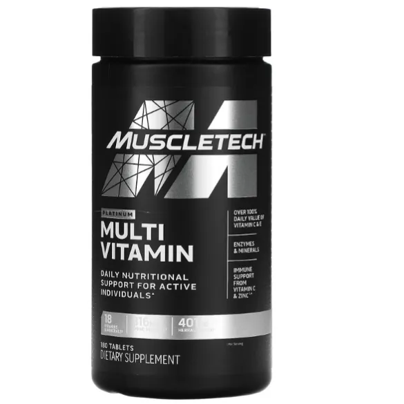 Мультивитамины Muscle Tech Platinum в таблетках 180 шт.