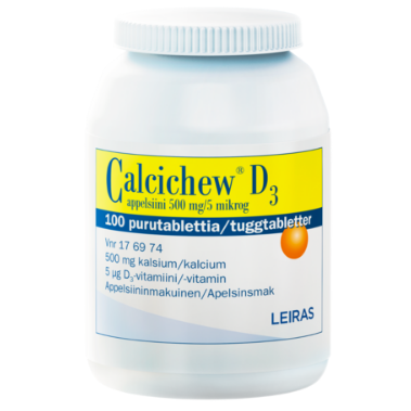 Витамин D3 и кальций Calcichew в таблетках со вкусом апельсина 100 шт.