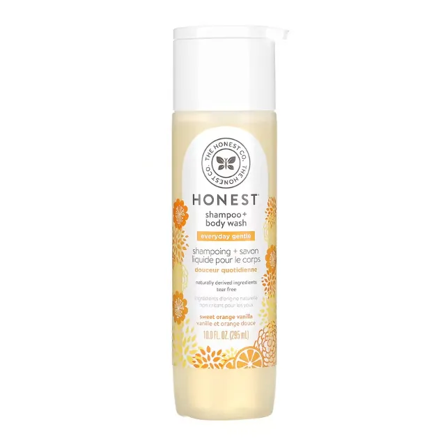 Детский шампунь - гель для душа Daily Softness The Honest Company ваниль и сладкий апельсин 295 мл