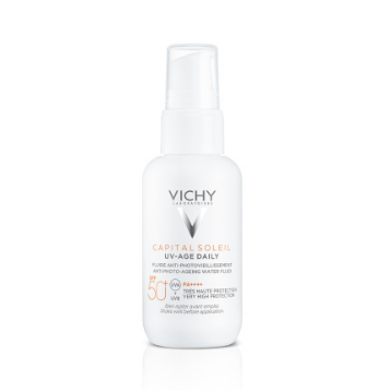 Тонирующий солнцезащитный крем - флюид для лица Vichy Capital Soleil UV-Age Daily с SPF50+ 40 мл