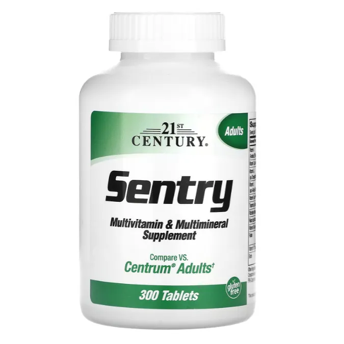 Мультивитамины и мультиминералы Sentry 21st Century в таблетках 300 шт.