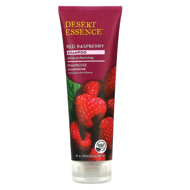 Шампунь для поврежденных волос Desert Essence с красной малиной 237 мл