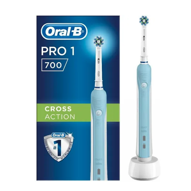 Электрическая зубная щетка Oral-B Vitality 700 голубая, Oral-B Vitality 700, Oral-B