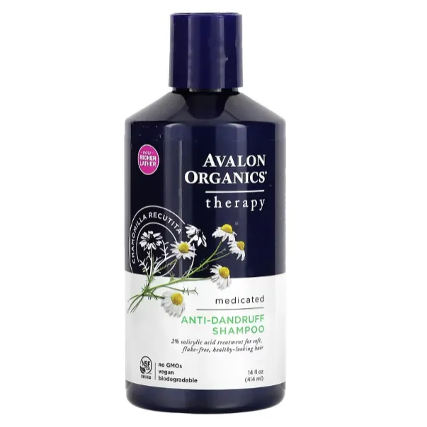 Шампунь против перхоти Avalon Organics с ромашкой 414 мл