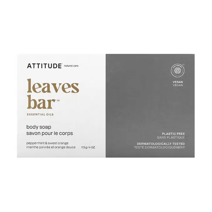 Мыло для тела Attitude Leaves мята и сладкий апельсин 113 г 