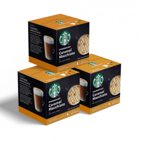 Набор кофе в капсулах Starbucks Caramel Macchiato для кофемашин Dolce Gusto® 3 x 12 шт