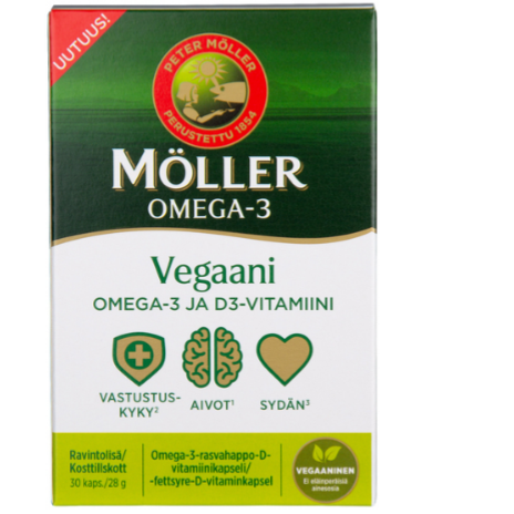 Moller Omega-3 Vegan в капсулах 30 шт.