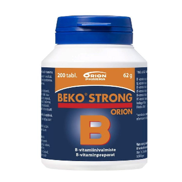Витамины группы В Beko Strong Orion в таблетках 200 шт.