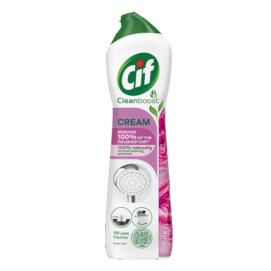 Средство для чистки туалета и душа Cif Puhdistusaine Pink 500 мл