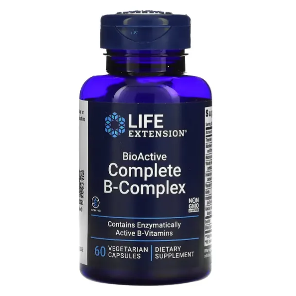 Комплекс витаминов группы В Life Extension BioActive в капсулах 60 шт.
