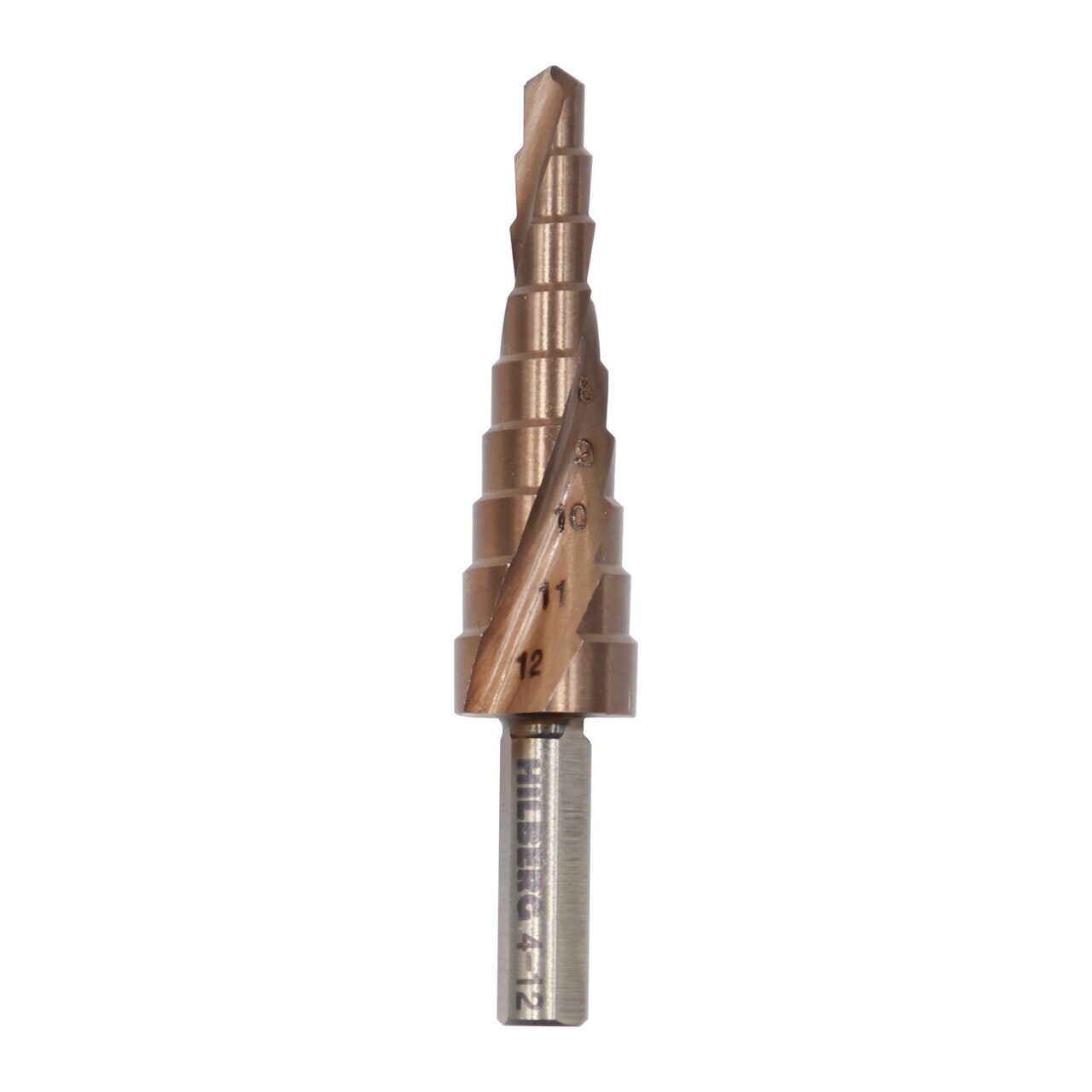 Сверло ступенчатое Hilberg HSS-COBALT 4-12мм