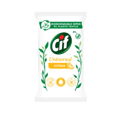 Влажные салфетки для уборки Cif Citrus 36 шт