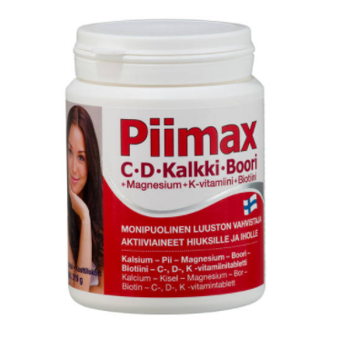 HANKINTATUKKU OY Piimax CD Кальций + Магний + K-витамин 300 таблеток