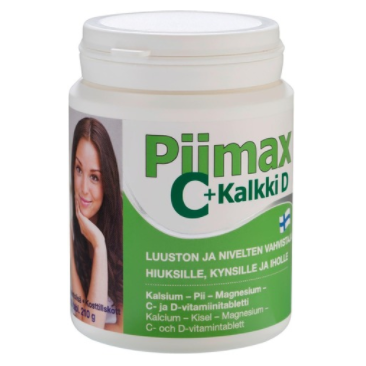 HANKINTATUKKU OY Piimax C + Kalkki D Таблетки кальция-кремния-магния-C и D-витамина 300 таблеток