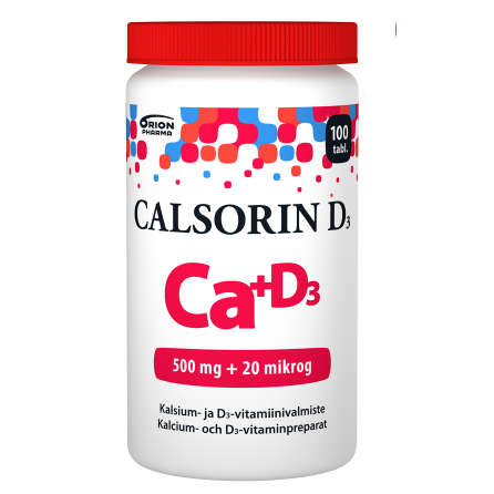 Витамины D3 + Кальций Calsorin в таблетках 100 шт.