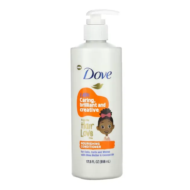 Детский питательный кондиционер Dove Kids Care 2 в 1 для кудрявых и вьющихся волос 518 мл