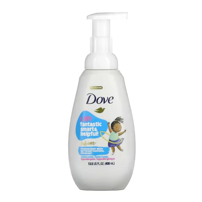 Детский гель-пенка для душа Dove с ароматом сладкой ваты 400 мл