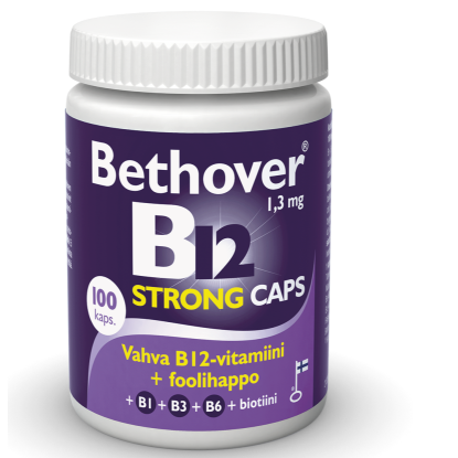 Витамины Bethoven Strong Caps В12 в капсулах 100 шт.