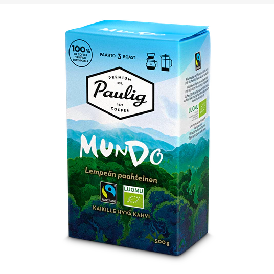 Кофе молотый Paulig Mundo 500г organic