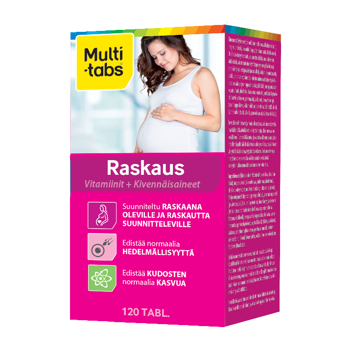 Витамины для беременных и планирующих забеременеть Multi-Tabs Raskaus ( Мульти табс ) 120 шт.