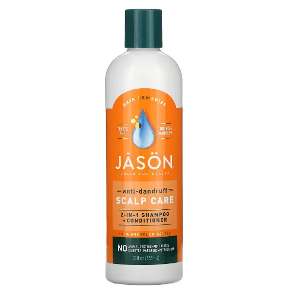 Шампунь - кондиционер 2 в 1 против перхоти Jason Natural Dandruff Relief лечебно-профилактический 355 мл