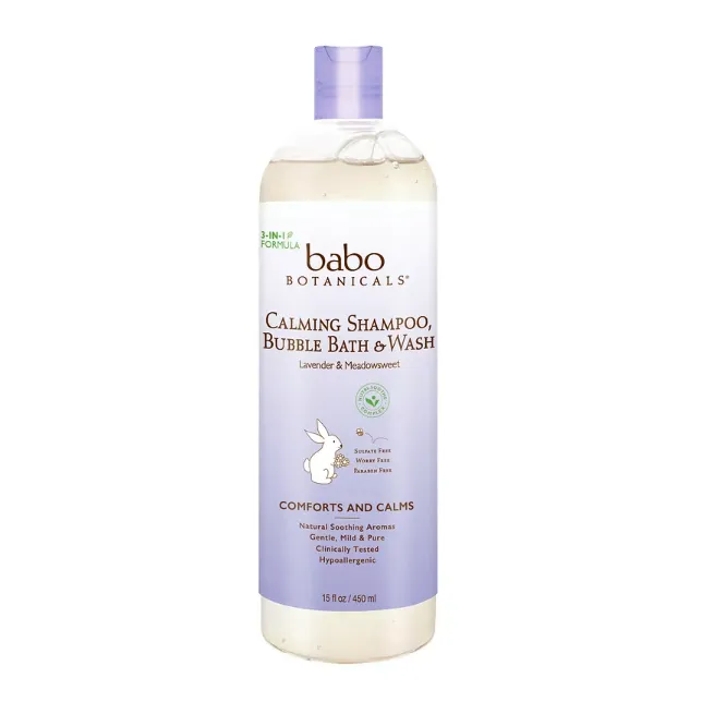 Очищающее средство 3-в-1 для детей Babo Botanicals лаванда и таволга 450 мл