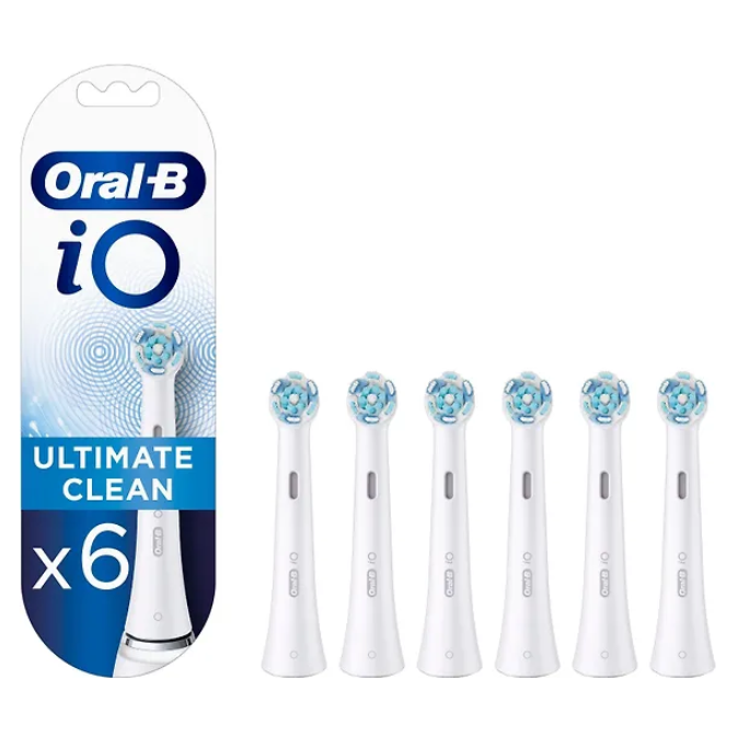 Насадки для зубных щеток Oral-B iO Ultimate Clean White (6 шт.), Oral-B iO Ultimate Clean White, Oral-B