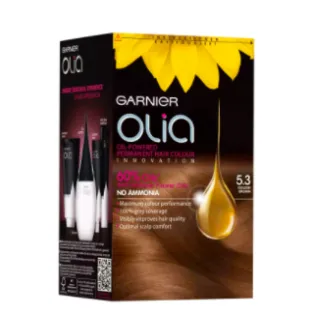 Стойкая крем-краска для волос Garnier "Olia" 5.3 Golden Brown