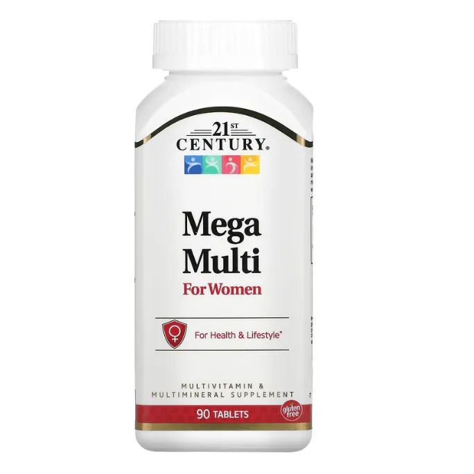Мультивитамины для женщин Mega Multi 21st Century в таблетках 90 шт.