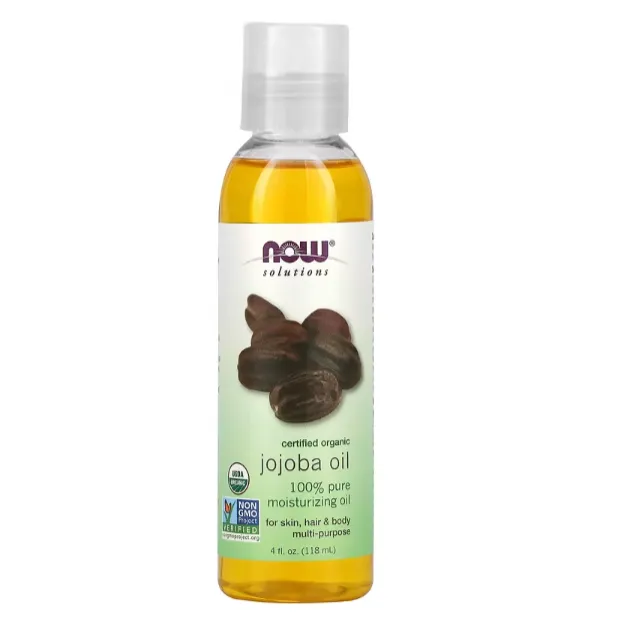 Органическое масло жожоба Now Foods Solutions для кожи, волос и тела 118 мл