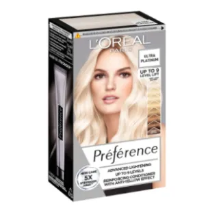 Краска для волос L'oreal Paris Prefrence Ultra Platinum UP TO 9 Level Lift Very Light Blonde