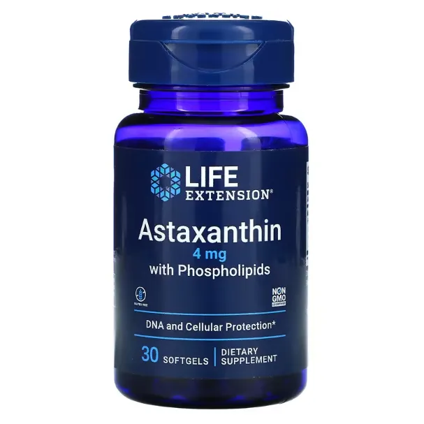 Астаксантин с фосфолипидами Life Extension 4 мг в таблетках 30 шт.
