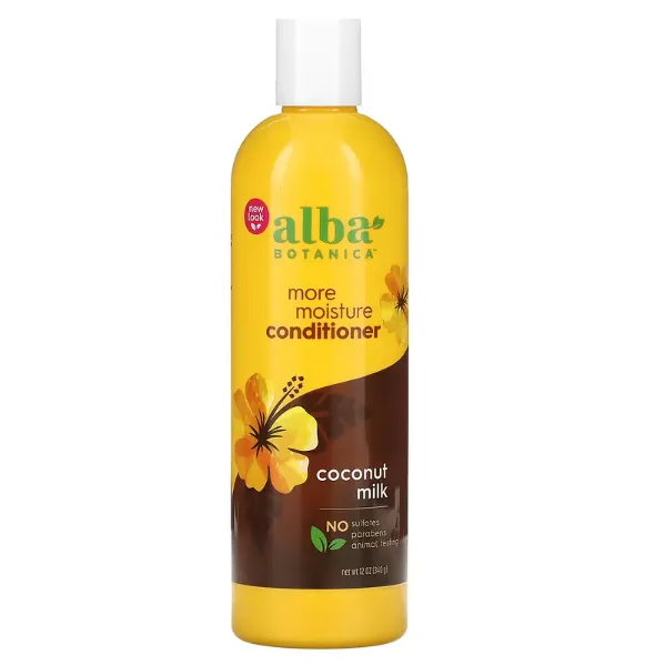 Увлажняющий кондиционер для сухих волос Alba Botanica с кокосовым молоком 340 г