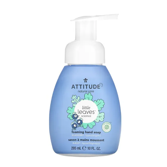 Детское мыло для рук пенящееся Attitude Little Leaves Science черника 295 мл