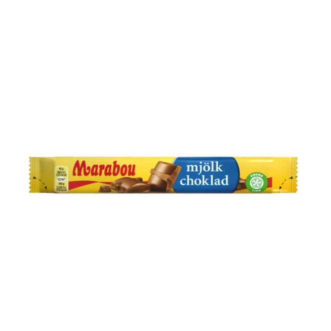 Шоколадная плитка Marabou 43г молочного шоколада