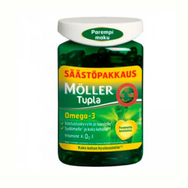 ORKLA HEALTH Möller Tupla Omega-3 + ADEvit. 150 капсул