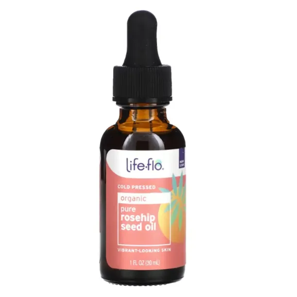 Масло семян шиповника для уход за кожей и волосами Life-flo 30 мл