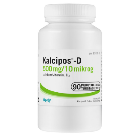 Витамин D3 + кальций Kalcipos в таблетках 90 шт.