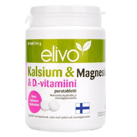 Комплекс витаминов Elivo Ca+Mg+D3 в таблетках 80 шт.