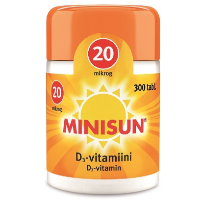 Витамин D3 Minisun 20 мкг в таблетках 300 шт.