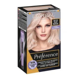Краска для волос L'oreal Paris Prefrence 9.12 Siberia Veary Light Ash Beioe Blonde
